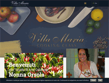 Tablet Screenshot of cookingravello.com